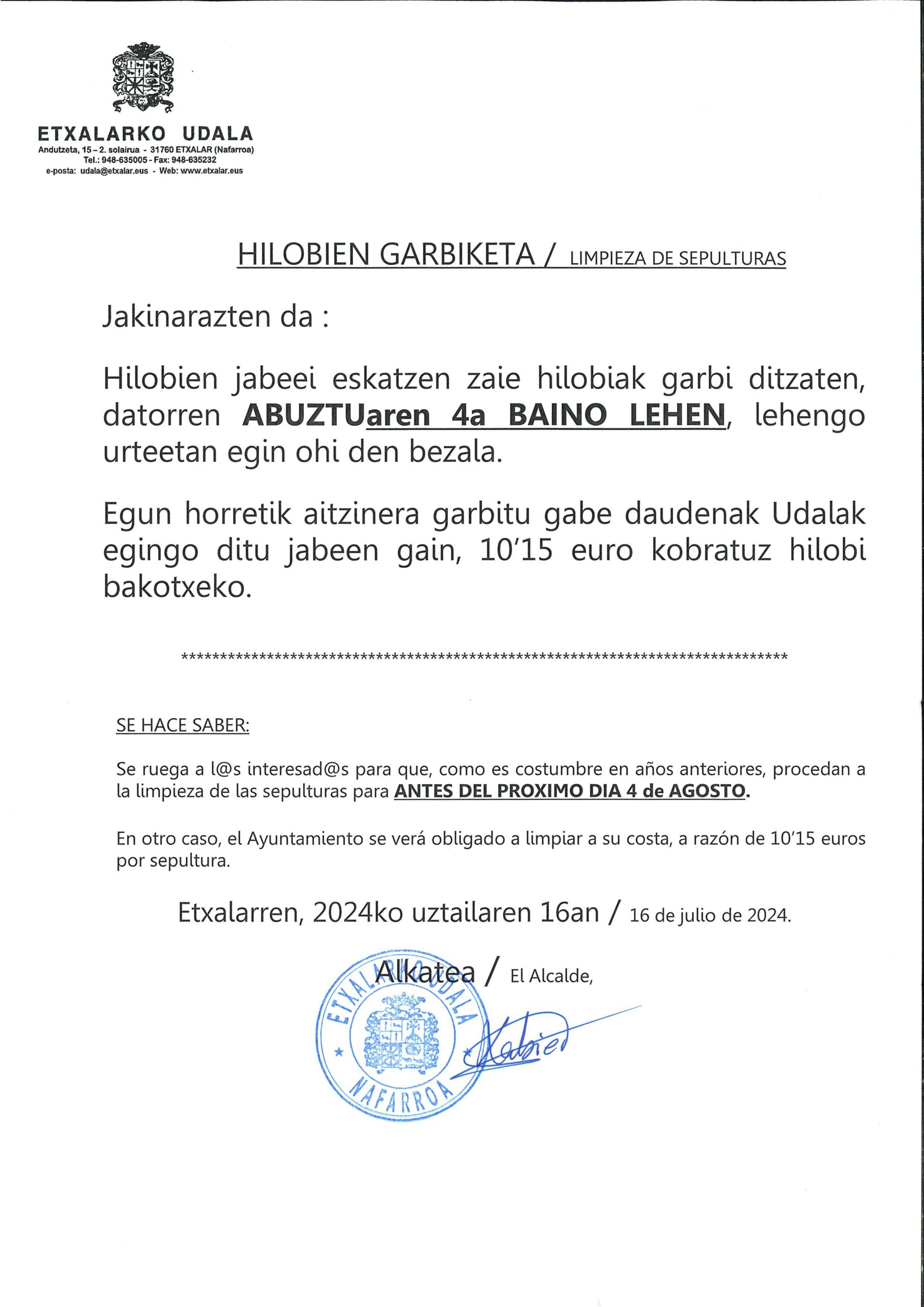 Hilobien garbiketa