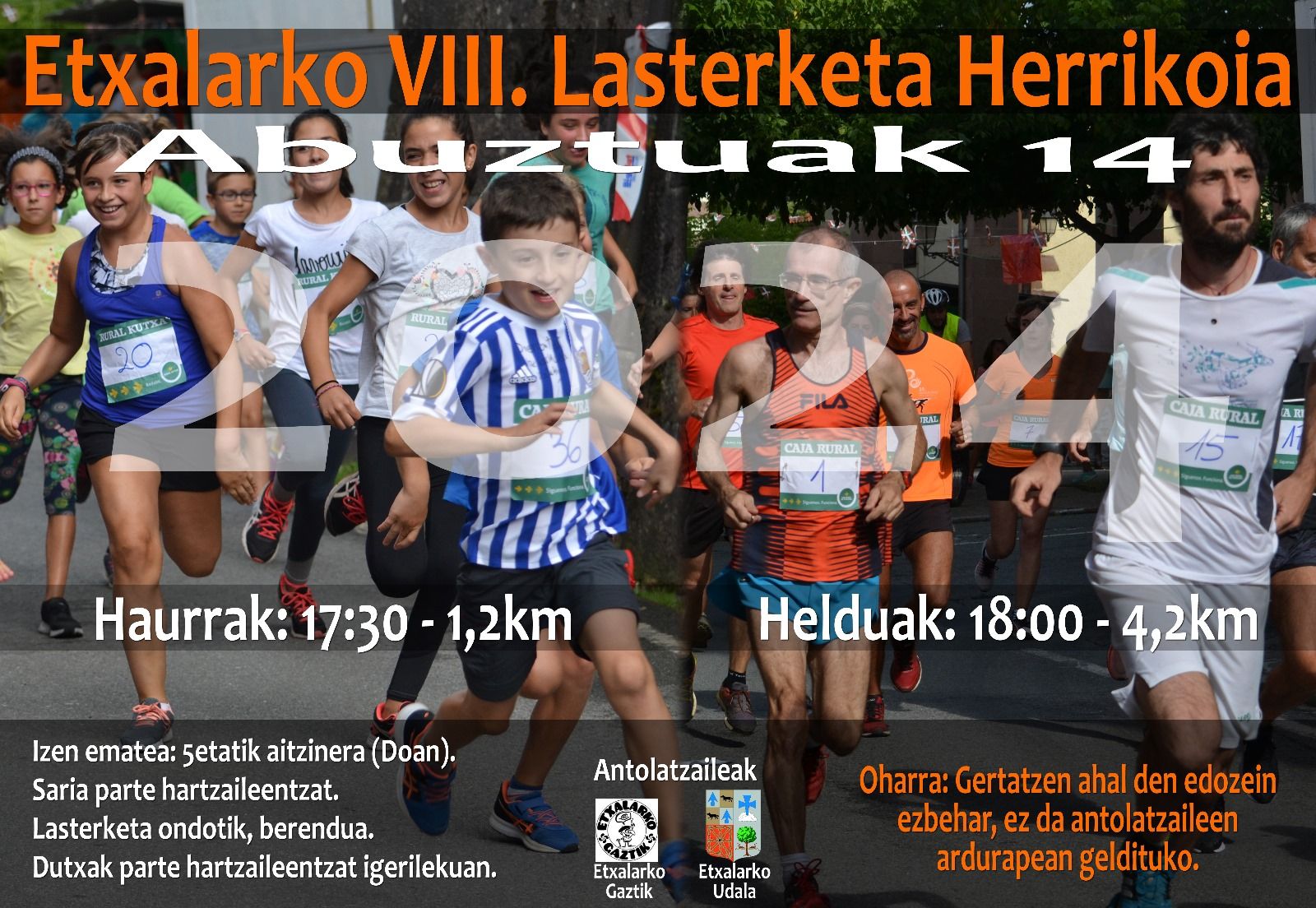 Lasterketa herrikoia 2024