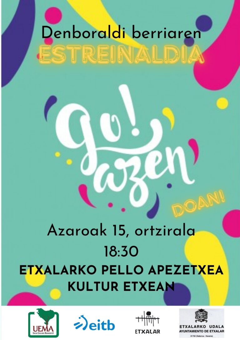 Go!azen estreinaldia